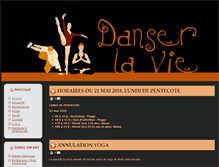 Tablet Screenshot of danserlavie-saintmaur.com